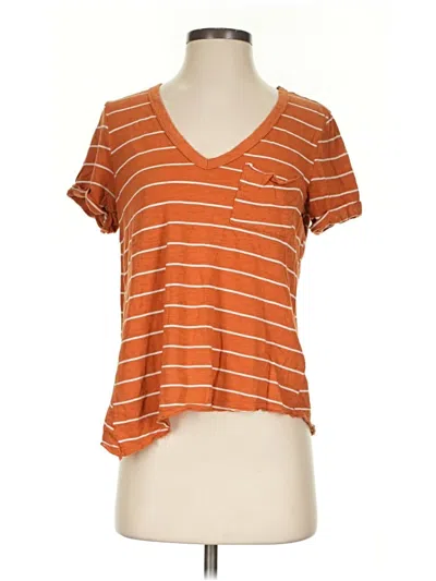 Pre-owned T.la Short Sleeve T-shirt In Orange