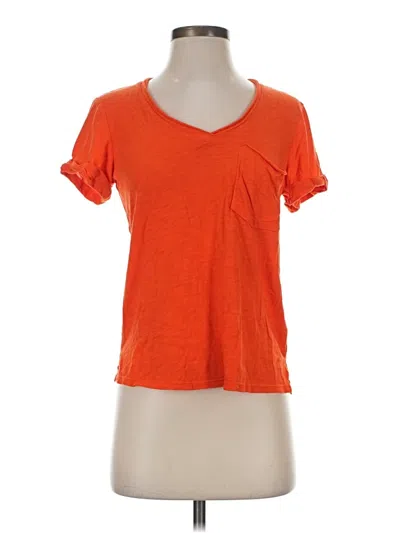 Pre-owned T.la Short Sleeve T-shirt In Orange