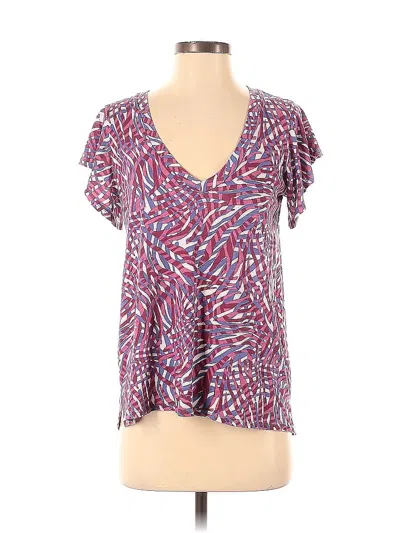 Pre-owned T.la Short Sleeve T-shirt In Purple