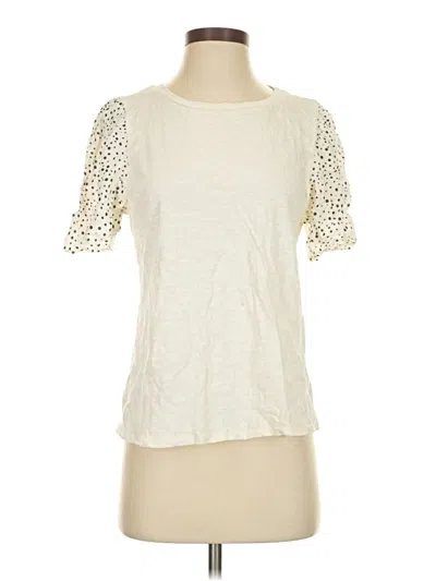 Pre-owned T.la Short Sleeve T-shirt In White