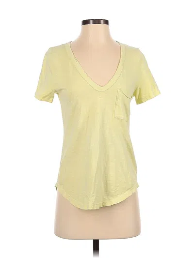 Pre-owned T.la Short Sleeve T-shirt In Yellow