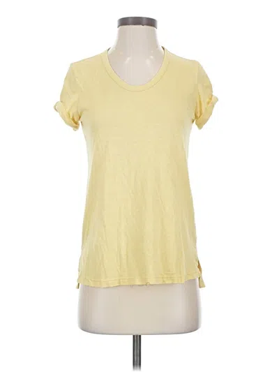 Pre-owned T.la Short Sleeve T-shirt In Yellow