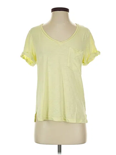 T.la Short Sleeve T-shirt In Yellow