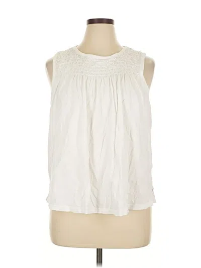 Pre-owned T.la Sleeveless T-shirt In White