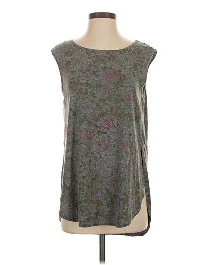 Pre-owned T.la Sleeveless T-shirt In Gray