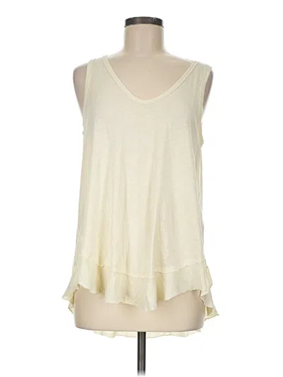Pre-owned T.la Sleeveless T-shirt In Ivory