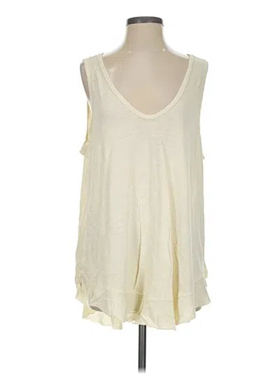 Pre-owned T.la Sleeveless T-shirt In Ivory