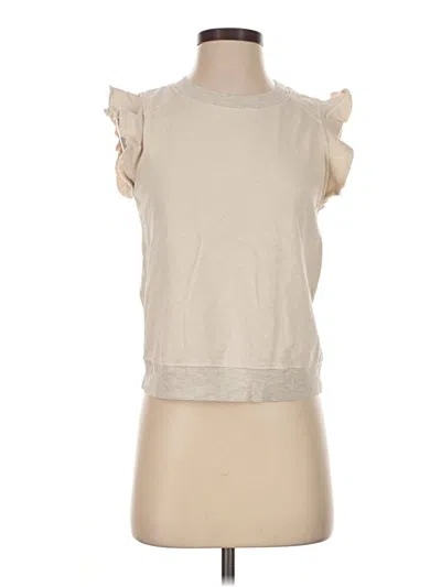 Pre-owned T.la Sweater Vest In Tan