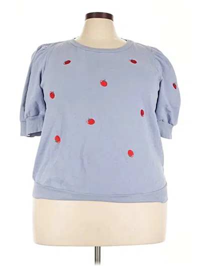 Pre-owned T.la Sweatshirt In Blue