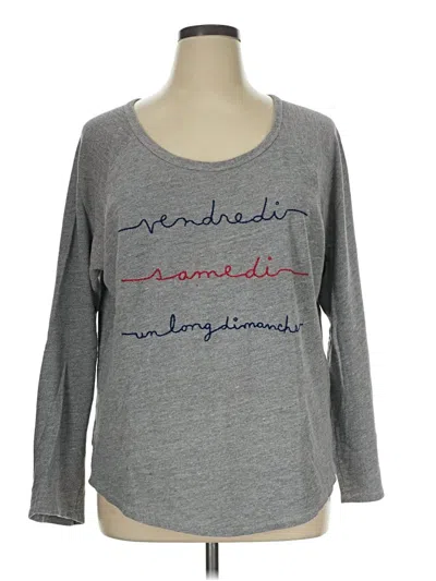 Pre-owned T.la Sweatshirt In Gray