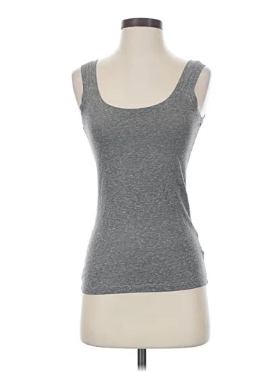 Pre-owned T.la Tank Top Gray Strapless Neckline Tops