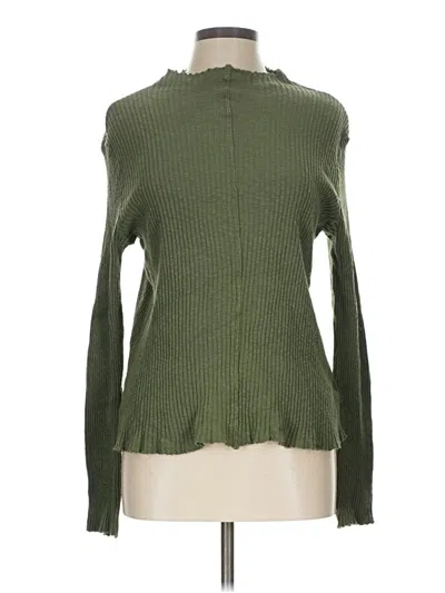 Pre-owned T.la Turtleneck Sweater In Green