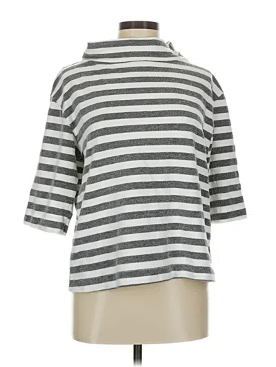 Pre-owned T.la Turtleneck Sweater In Silver