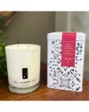 Tlc Candle Co. Vintage Flannel 11oz Glass Jar Luxury 2-wick Candle In White