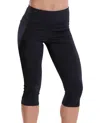 Tlf Apparel Moonlit Capri Leggings In Black In Black