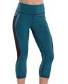 Tlf Apparel Prime Mesh Roam Capri In Jade In Blue