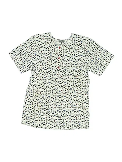 Pre-owned Tmb Kids' Short Sleeve Henley Shirt In Green