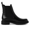 Tmrs Tamaris Womens Black Leather Classic High Chelsea Ankle Boots