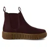 Tmrs Tamaris Womens Bordeaux Burgundy Leather Chelsea Ankle Boots