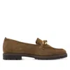 Tmrs Tamaris Womens Camel Brown Suede Leather Loafers Shoes In Brown