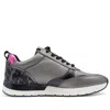 Tmrs Tamaris Womens Pewter Silver Pink Fashion Lace-up Zipped Sneakers Trainers