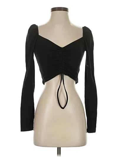 Pre-owned Tna 3/4 Sleeve T-shirt In Black