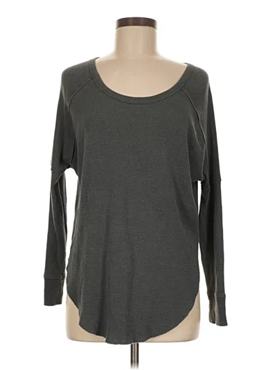 Pre-owned Tna 3/4 Sleeve T-shirt In Gray