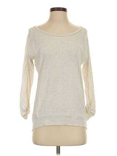 Pre-owned Tna 3/4 Sleeve T-shirt In Ivory