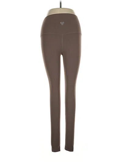 Pre-owned Tna Active Pants In Brown