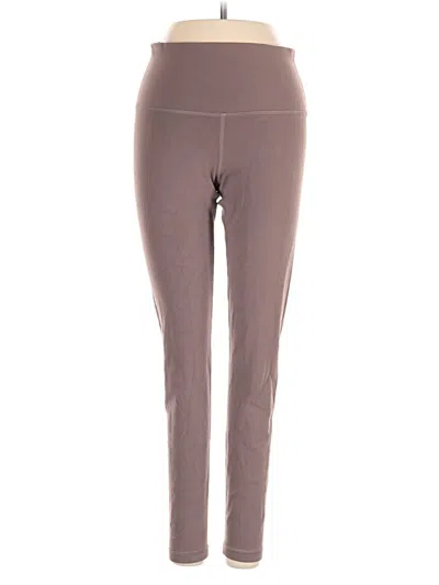 Pre-owned Tna Active Pants In Brown