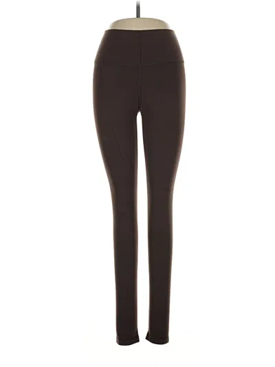Pre-owned Tna Active Pants In Brown