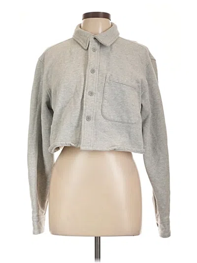 Pre-owned Tna Cardigan Sweater In Gray