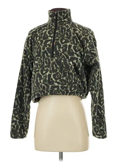Pre-owned Tna Cardigan Sweater In Green