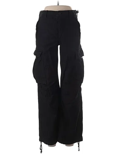 Pre-owned Tna Cargo Pants In Black