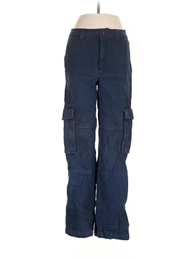 Pre-owned Tna Cargo Pants In Blue