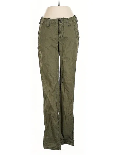 Pre-owned Tna Cargo Pants In Green