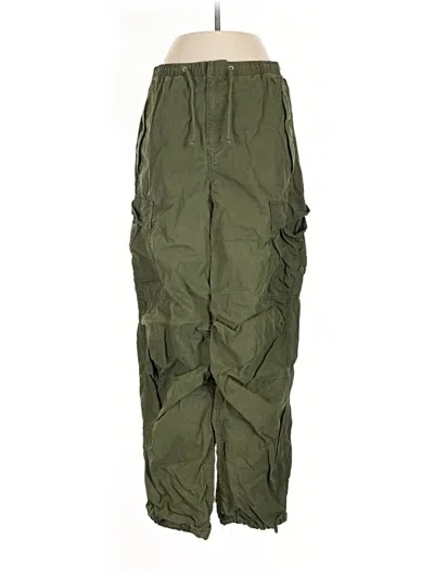 Pre-owned Tna Cargo Pants In Green