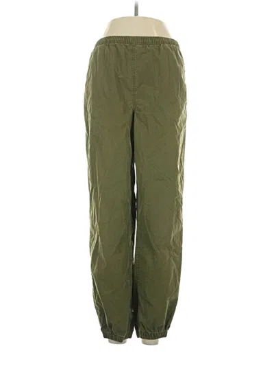 Pre-owned Tna Cargo Pants In Green