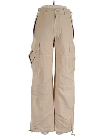 Pre-owned Tna Cargo Pants In Tan