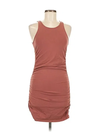 Pre-owned Tna Casual Dress In Brown