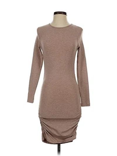 Pre-owned Tna Casual Dress In Brown