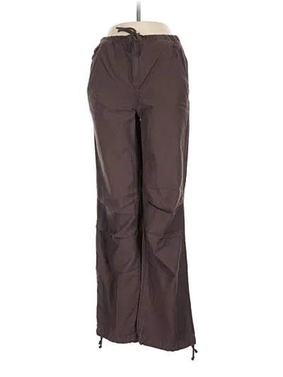Pre-owned Tna Casual Pants In Brown