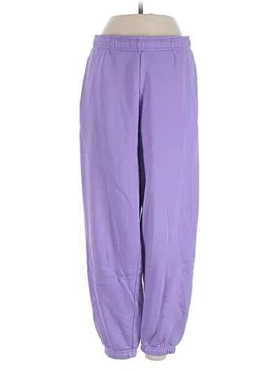 Pre-owned Tna Casual Pants In Purple
