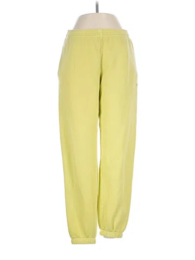 Pre-owned Tna Casual Pants In Yellow