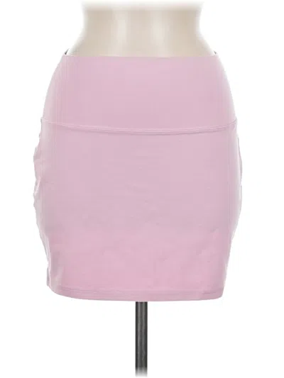 Pre-owned Tna Casual Skirt In Pink