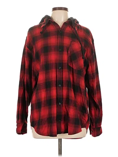 Pre-owned Tna Fleece Jacket In Red