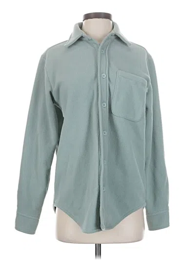 Pre-owned Tna Fleece Jacket In Teal