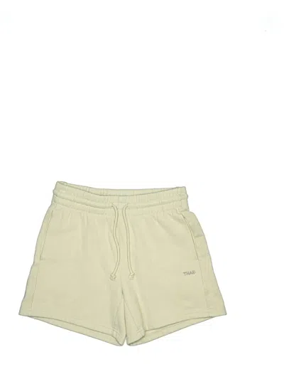 Pre-owned Tna Khaki Shorts In Yellow