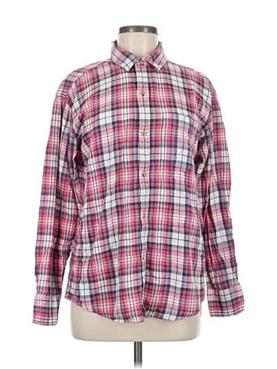 Pre-owned Tna Long Sleeve Button Down Shirt In Pink