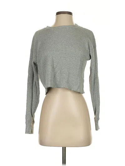 Pre-owned Tna Long Sleeve T-shirt In Gray